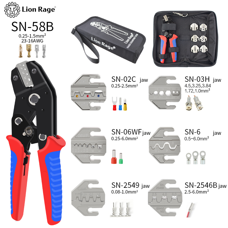 Ratchet Crimping Tool SN-58B P - огляд і ціна Automatic Wire Stripper Cutter