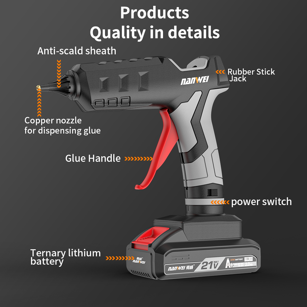 Cordless Battery Hot-Melt Glue - огляд і ціна Hot Melt Glue Gun Cordless