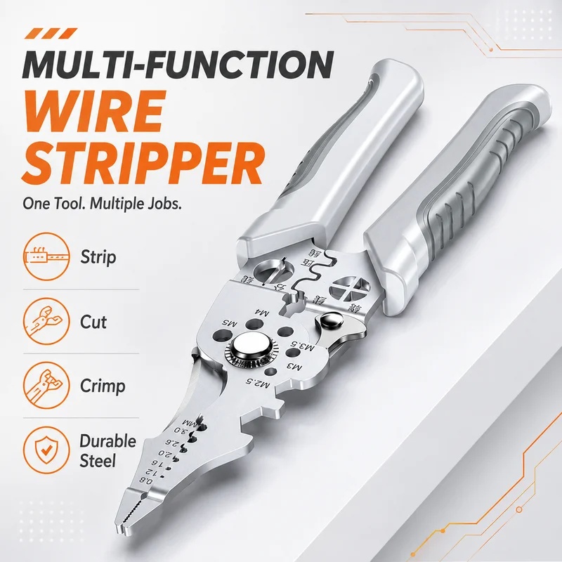 Heavy Duty Industrial Wire Str - огляд і ціна Automatic Wire Stripper Cutter