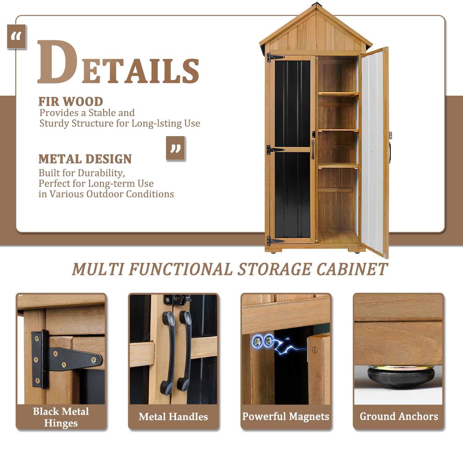 Outdoor Storage Cabinet Waterp - огляд і ціна Garden Tools